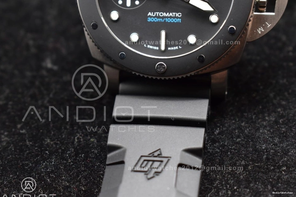 Black 1:1 Y PAM683 Edition Dial Black 459 XXXIV Best SBF Strap on Rubber MultiPurpose 0301